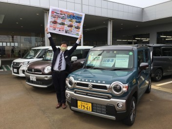 スズキ自販北陸オリジナルワンプライス車　３月末日まで！！